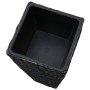 3-teiliges Blumenbeet-Set aus schwarzer Wasserhyazinthe von vidaXL, Töpfe und Pflanzgefäße - Ref: Foro24-45570, Preis: 93,28 ...