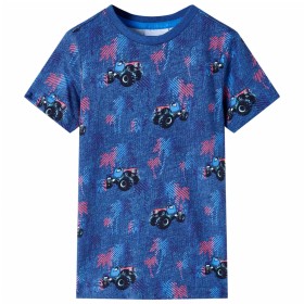 Kinder-T-Shirt dunkelblau meliert 116 von , Kinder-T-Shirts - Ref: Foro24-12526, Preis: 8,85 €, Rabatt: %