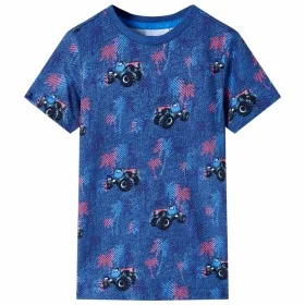 Kinder-T-Shirt dunkelblau meliert 116 von , Kinder-T-Shirts - Ref: Foro24-12526, Preis: 8,75 €, Rabatt: %