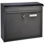 HI Black mailbox 36x12x32 cm by HI, mailboxes - Ref: Foro24-423965, Price: 41,25 €, Discount: %