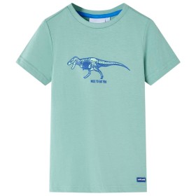 Light khaki children's t-shirt 128 by , Kids T-shirts - Ref: Foro24-11747, Price: 8,28 €, Discount: %