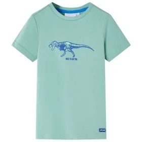 Light khaki children's t-shirt 128 by , Kids T-shirts - Ref: Foro24-11747, Price: 8,19 €, Discount: %