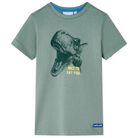 Camiseta para niños con estampado de dinosaurio ca