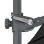 Cantilever parasol with anthracite gray steel pole 250x250 cm by vidaXL, Umbrellas - Ref: Foro24-44626, Price: 97,90 €, Disco...