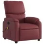 Reclining massage armchair in synthetic red wine leather by , Armchairs - Ref: Foro24-373445, Price: 196,99 €, Discount: %
