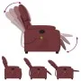 Reclining massage armchair in synthetic red wine leather by , Armchairs - Ref: Foro24-373445, Price: 196,99 €, Discount: %