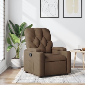 Brown Fabric Recliner by , Armchairs - Ref: Foro24-372483, Price: 205,53 €, Discount: %