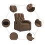 Liegestuhl aus braunem Stoff von , Sessel - Ref: Foro24-372483, Preis: 205,53 €, Rabatt: %
