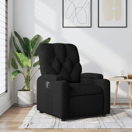Black fabric recliner by , Armchairs - Ref: Foro24-372481, Price: 188,46 €, Discount: %