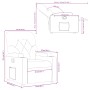 Sessel aus schwarzem Stoff von , Sessel - Ref: Foro24-372481, Preis: 191,49 €, Rabatt: %