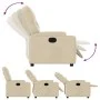 Cream Fabric Recliner by , Armchairs - Ref: Foro24-372488, Price: 189,89 €, Discount: %