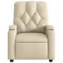 Cream Fabric Recliner by , Armchairs - Ref: Foro24-372488, Price: 189,89 €, Discount: %