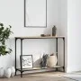 Engineered wood Sonoma oak console table 101x30.5x75 cm by , Side tables - Ref: Foro24-837703, Price: 39,36 €, Discount: %