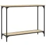 Engineered wood Sonoma oak console table 101x30.5x75 cm by , Side tables - Ref: Foro24-837703, Price: 39,36 €, Discount: %