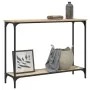 Engineered wood Sonoma oak console table 101x30.5x75 cm by , Side tables - Ref: Foro24-837703, Price: 39,36 €, Discount: %