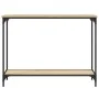 Engineered wood Sonoma oak console table 101x30.5x75 cm by , Side tables - Ref: Foro24-837703, Price: 39,36 €, Discount: %