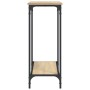 Engineered wood Sonoma oak console table 101x30.5x75 cm by , Side tables - Ref: Foro24-837703, Price: 39,83 €, Discount: %