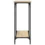 Engineered wood Sonoma oak console table 101x30.5x75 cm by , Side tables - Ref: Foro24-837703, Price: 39,36 €, Discount: %