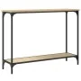 Engineered wood Sonoma oak console table 101x30.5x75 cm by , Side tables - Ref: Foro24-837703, Price: 39,36 €, Discount: %