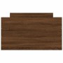 Bettgestell mit Kopf- und Fußteil aus brauner Eiche, 90 x 190 cm von , Betten und Lattenroste - Ref: Foro24-3203816, Preis: 1...