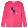 Bright pink long-sleeved children's t-shirt size 140 by , Kids T-shirts - Ref: Foro24-13533, Price: 8,41 €, Discount: %