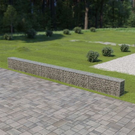 Muro de gaviones cubiertas acero galvanizado 600x30x50 cm de vidaXL, Paneles de vallas - Ref: Foro24-143583, Precio: 156,70 €...