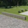 Gabionenwand mit verzinktem Stahl verkleidet, 600 x 30 x 50 cm von vidaXL, Zaunpaneele - Ref: Foro24-143583, Preis: 156,16 €,...