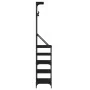 Garderobe mit Schuhablage schwarz 70x34x184 cm von , Kommoden-Organizer und Bar-Kleiderbügel - Ref: Foro24-837872, Preis: 79,...