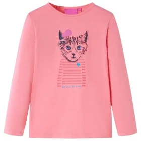 Long-sleeved pink children's t-shirt size 92 by , Kids T-shirts - Ref: Foro24-13584, Price: 8,59 €, Discount: %