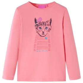 Langarm-Kinder-T-Shirt pink 116 von , Kinder-T-Shirts - Ref: Foro24-13586, Preis: 8,59 €, Rabatt: %