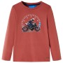 Langärmeliges Kinder-T-Shirt in Hennafarbe 128 von , Kinder-T-Shirts - Ref: Foro24-12652, Preis: 8,39 €, Rabatt: %
