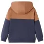 Child's hoodie with hood and half-zip in anthracite cognac 92 by , Kids T-shirts - Ref: Foro24-13474, Price: 12,97 €, Discoun...