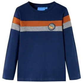 Marineblaues Langarm-T-Shirt für Kinder 116 von , Kinder-T-Shirts - Ref: Foro24-12851, Preis: 9,76 €, Rabatt: %