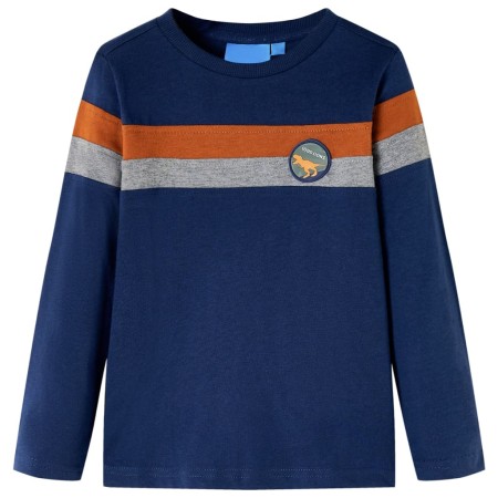 Marineblaues Langarm-T-Shirt für Kinder 116 von , Kinder-T-Shirts - Ref: Foro24-12851, Preis: 9,87 €, Rabatt: %