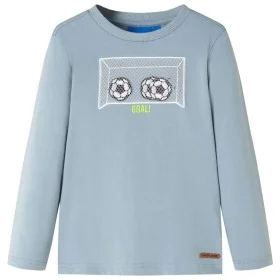 Hellblaues Langarm-T-Shirt für Kinder 128 von , Kinder-T-Shirts - Ref: Foro24-12717, Preis: 8,52 €, Rabatt: %