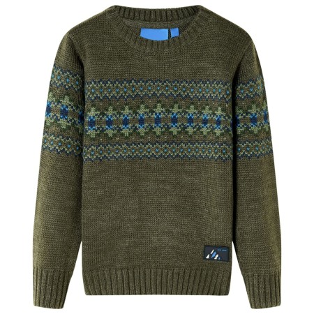 Jersey de punto infantil caqui 128 de , Camisetas para niños - Ref: Foro24-14487, Precio: 12,22 €, Descuento: %