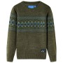 Jersey de punto infantil caqui 128 de , Camisetas para niños - Ref: Foro24-14487, Precio: 12,22 €, Descuento: %