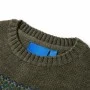 Khaki knitted children's sweater size 128 by , Kids T-shirts - Ref: Foro24-14487, Price: 12,11 €, Discount: %