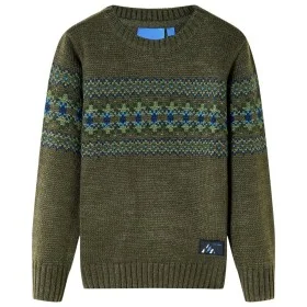 Khaki Kinder-Strickpullover 104 von , Kinder-T-Shirts - Ref: Foro24-14485, Preis: 11,95 €, Rabatt: %