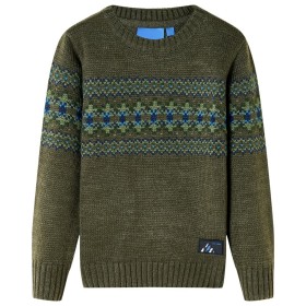 Khaki knitted children's sweater size 104 by , Kids T-shirts - Ref: Foro24-14485, Price: 14,23 €, Discount: %