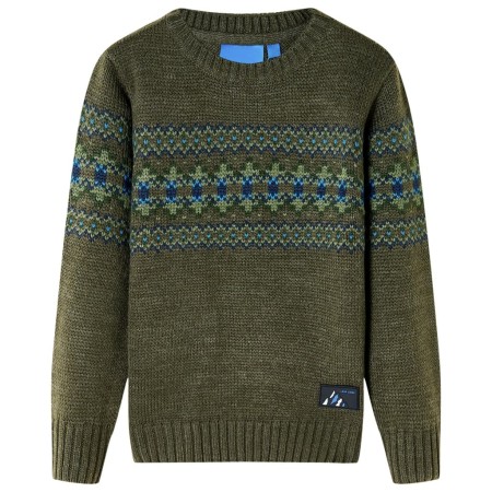 Jersey de punto infantil caqui 104 de , Camisetas para niños - Ref: Foro24-14485, Precio: 12,08 €