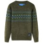 Jersey de punto infantil caqui 104 de , Camisetas para niños - Ref: Foro24-14485, Precio: 12,08 €