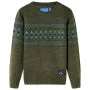 Khaki knitted children's sweater size 104 by , Kids T-shirts - Ref: Foro24-14485, Price: 11,95 €, Discount: %