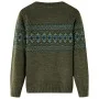 Khaki knitted children's sweater size 104 by , Kids T-shirts - Ref: Foro24-14485, Price: 11,95 €, Discount: %