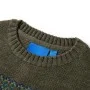 Khaki knitted children's sweater size 104 by , Kids T-shirts - Ref: Foro24-14485, Price: 11,95 €, Discount: %
