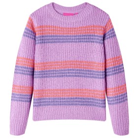 Jersey de punto infantil con rayas color lila y rosa 104 de , Camisetas para niños - Ref: Foro24-14535, Precio: 13,01 €, Desc...