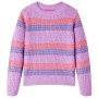 Strickpullover für Kinder mit fliederfarbenen und rosa Streifen 104 von , Kinder-T-Shirts - Ref: Foro24-14535, Preis: 13,01 €...