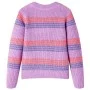 Jersey de punto infantil con rayas color lila y rosa 128 de , Camisetas para niños - Ref: Foro24-14537, Precio: 12,86 €, Desc...