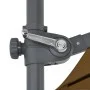 Cantilever umbrella with steel post in gray taupe, 250x250 cm. by vidaXL, Umbrellas - Ref: Foro24-44627, Price: 82,95 €, Disc...