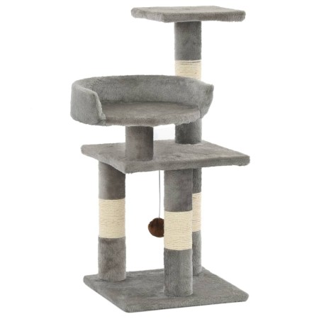 Katzenkratzbaum mit Sisalstämmen 65 cm grau von vidaXL, Katzenmöbel - Ref: Foro24-170607, Preis: 38,42 €, Rabatt: %